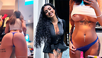 La puta de Malu trevejo esta que arde loca por singar