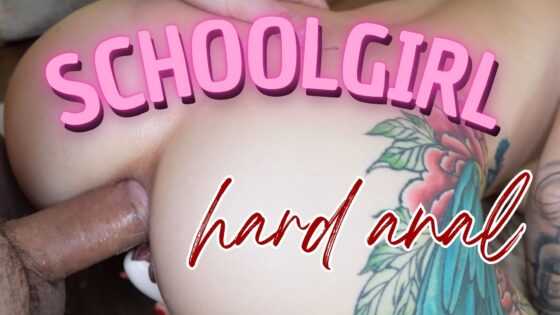 Anal duro de colegiala