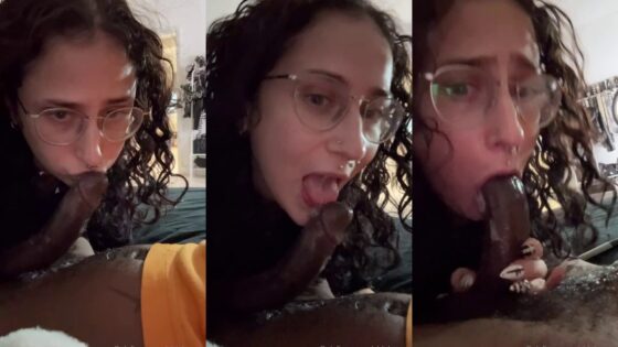 Chlolunaa le da a una BBC una mamada descuidada