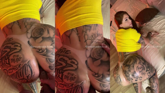 Cinta de sexo anal casera de AnnyAlvesBR