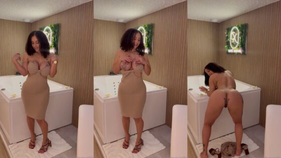 Fleurvanille se desnuda y hace que su culo aplauda