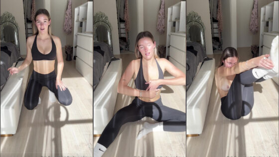 La seductora sesión de yoga de Ella Alexandra