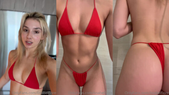 Lina Belfiore derrite helado en su culo sexy