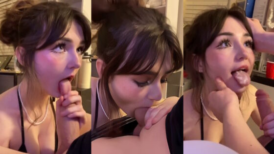 Llampinq hace una mamada y luego traga semen