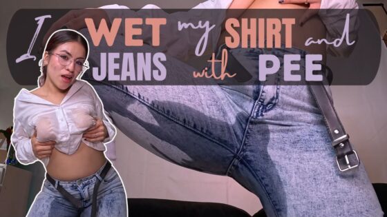 Me mojé la camisa y los jeans con orina