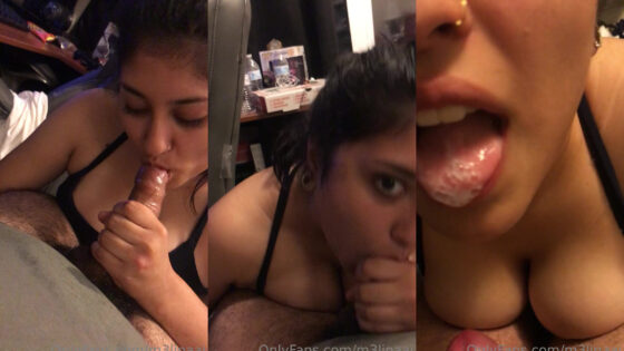MileenaJay le da a su hombre una mamada POV