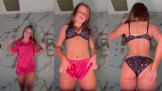 Piper Rockelle se burla de la lencería de su corazón