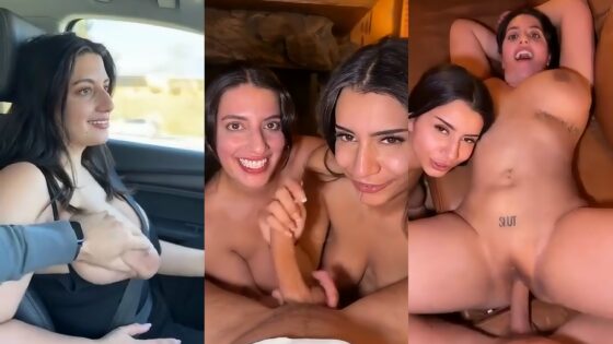 Roxie Sinner y Sarah Arab en un trío