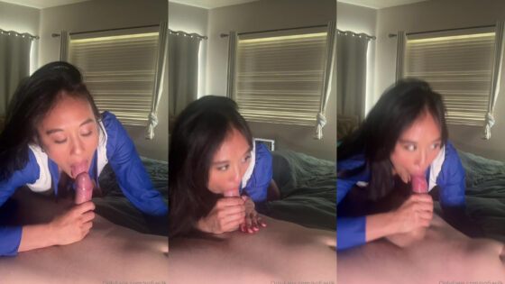 Sofia Silk satisface una polla usando su boca