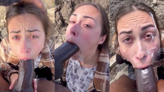 SugarrSpiceee obtiene un tratamiento facial después de dar una mamada