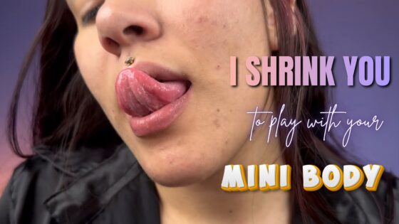 Te encojo para jugar con tu mini cuerpo