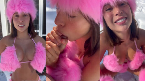 Veronica Perasso hace una mamada en la nieve