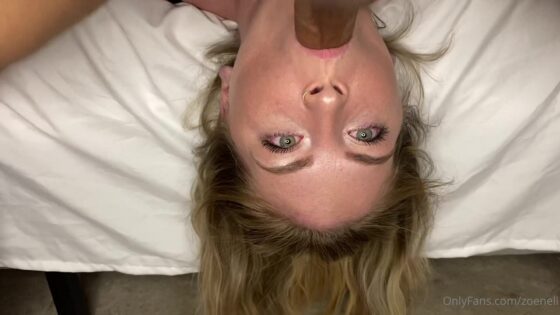 Zoe Neli se la follan la cara y luego traga semen