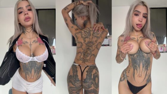Barbie Vampi se desnuda para provocar y hacer alarde de sus curvas