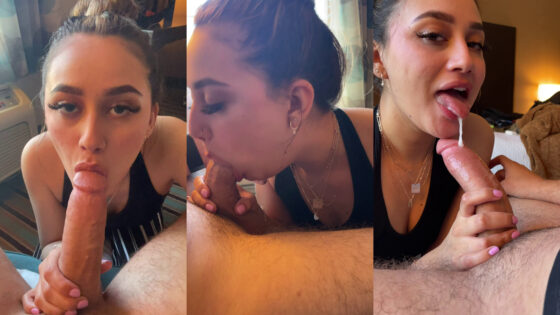 Bbyxcherryvip recibe CIM después de una mamada
