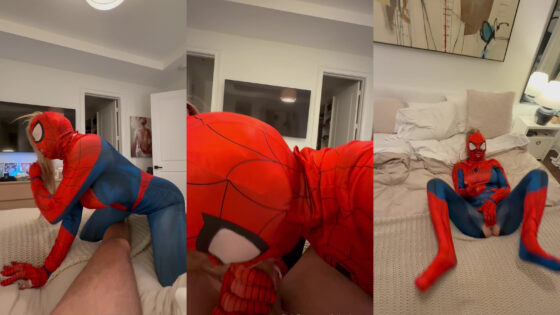 Fallonlovexo es follada con un traje de Spider-Girl