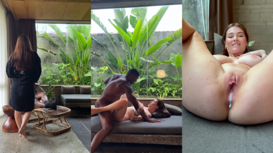 Jade Hutchison disfruta de una paliza interracial