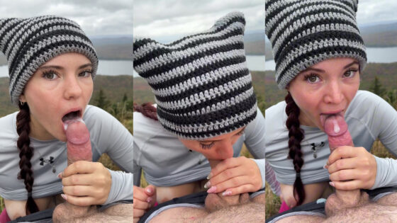 Juliette_mme mama a su novio en la cima de una montaña