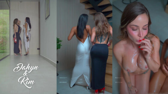 Kim Tylor y Dahyana Gaitan se quitan sus elegantes vestidos