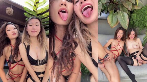 La masturbación de Lucy Mochi y Lillie Nue JOI
