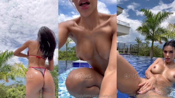 La masturbación en la piscina de Dahyana Gaitán
