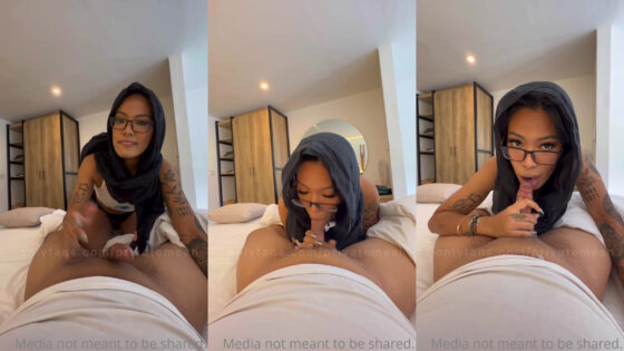 Macatdemeah despierta a su novio con un oral matutino