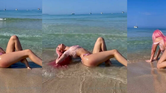 Milkimind seduce en la playa
