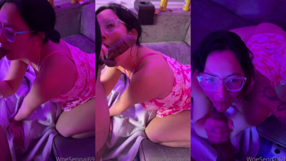 WoeAlexandra chupa la BBC de su novio