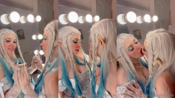 Belle Delphine se burla de ser una elfa traviesa