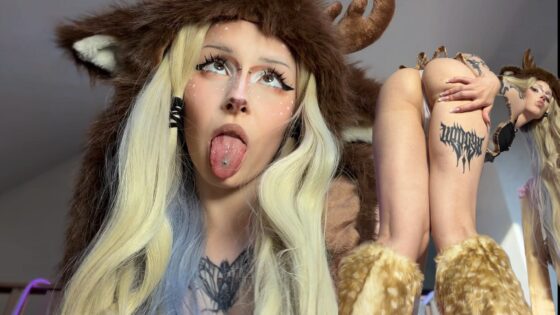 La rubia reno AlinaLuvin hace twerking y se burla de su cuerpo