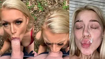 Elle Brooke Porn Onlyfans Outdoor Blowjob Video Leaked